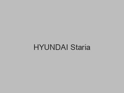 Enganches económicos para HYUNDAI Staria